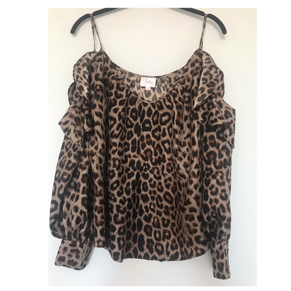 Parker leopard blouse